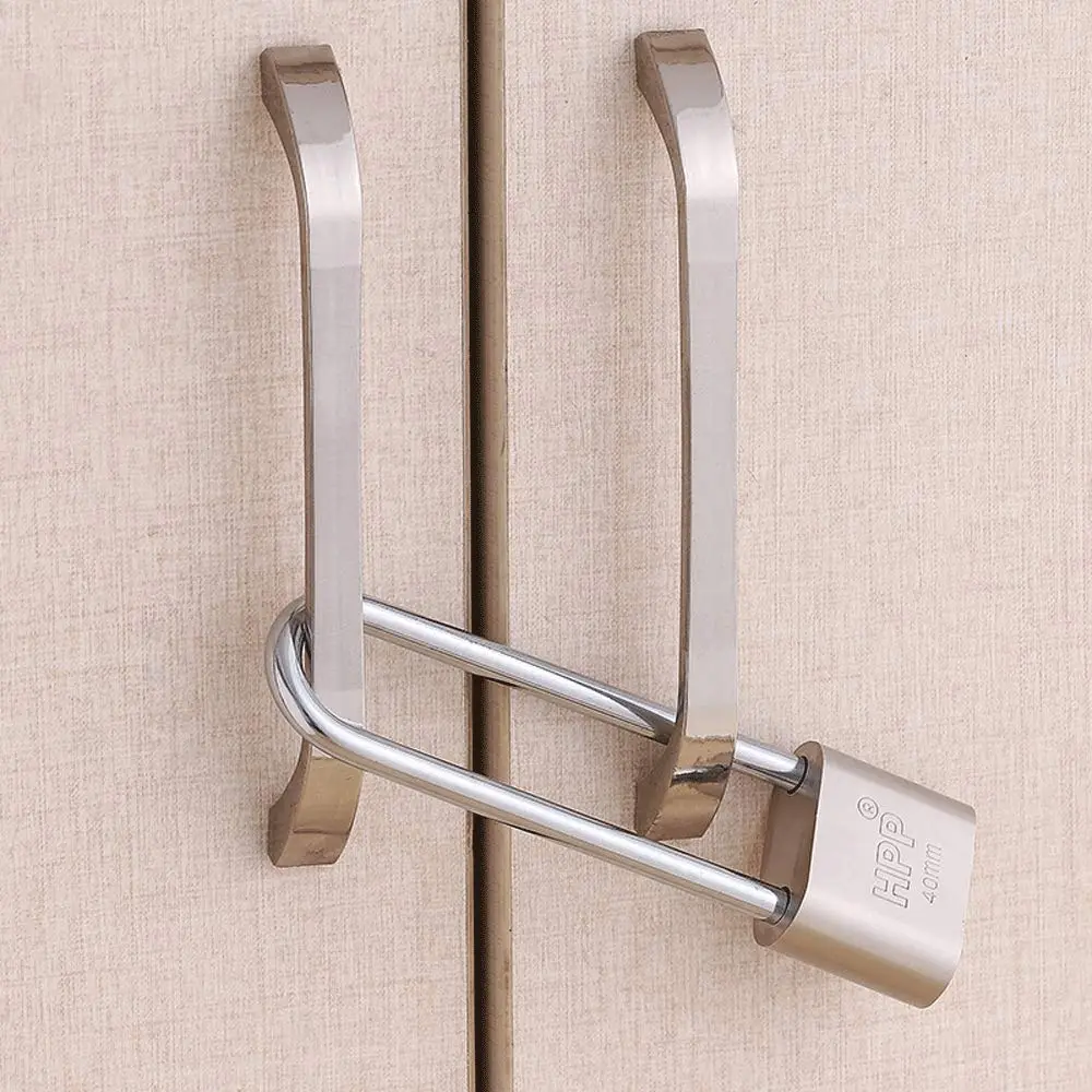 WANLIAN Long Beam Keyed Padlock 40mm (1.57 inch) Width | Hardened Steel Shackle for Gym Lockers & Gates - view 2