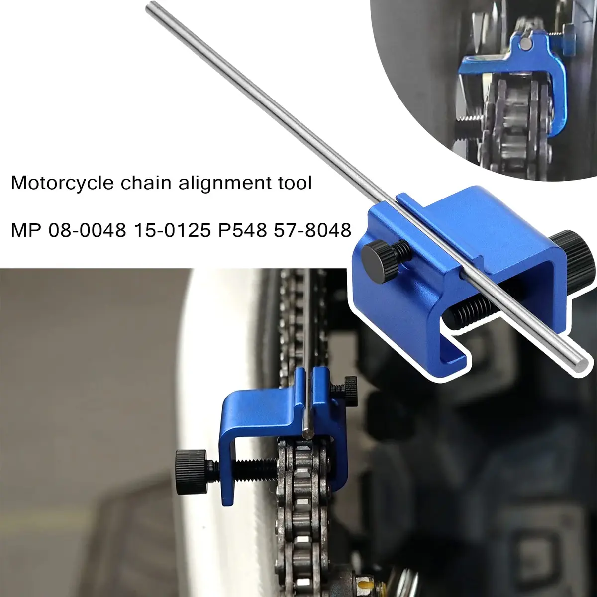 PEATOVIE Motorcycle and ATV Chain Alignment Tool | Quick Accurate Alignment Tool - view 6