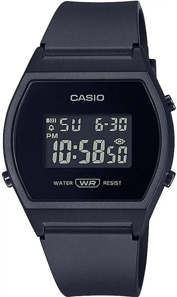 Casio Women's LW-204-1BEF Digital Wristwatch | Vintage Digital Display, 35mm Dial, Resin Case, Water-Resistant 5m - main product image