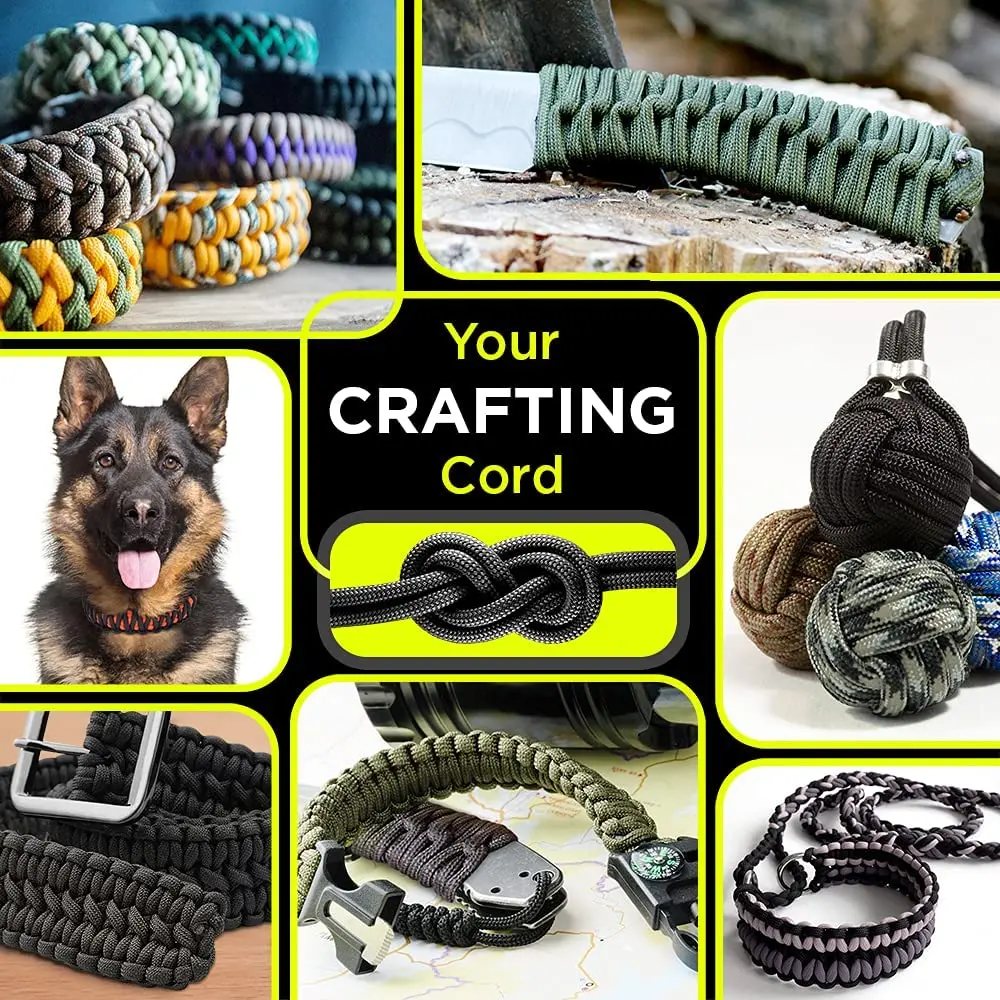 TECEUM Paracord Rope Type III 550 | MIL-SPEC Outdoor Tactical Cord, 100 ft - view 4