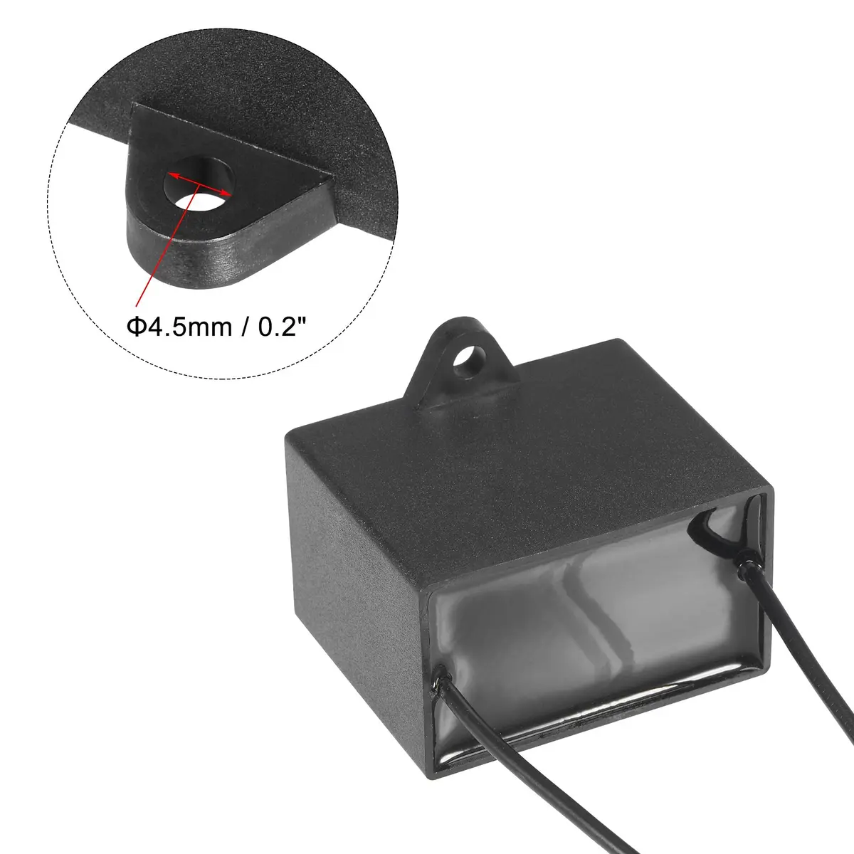 uxcell CBB61 11uF 350V AC Ceiling Fan Capacitor | Metallized Polypropylene Film, 50x40x30mm, 2 Wires - view 5