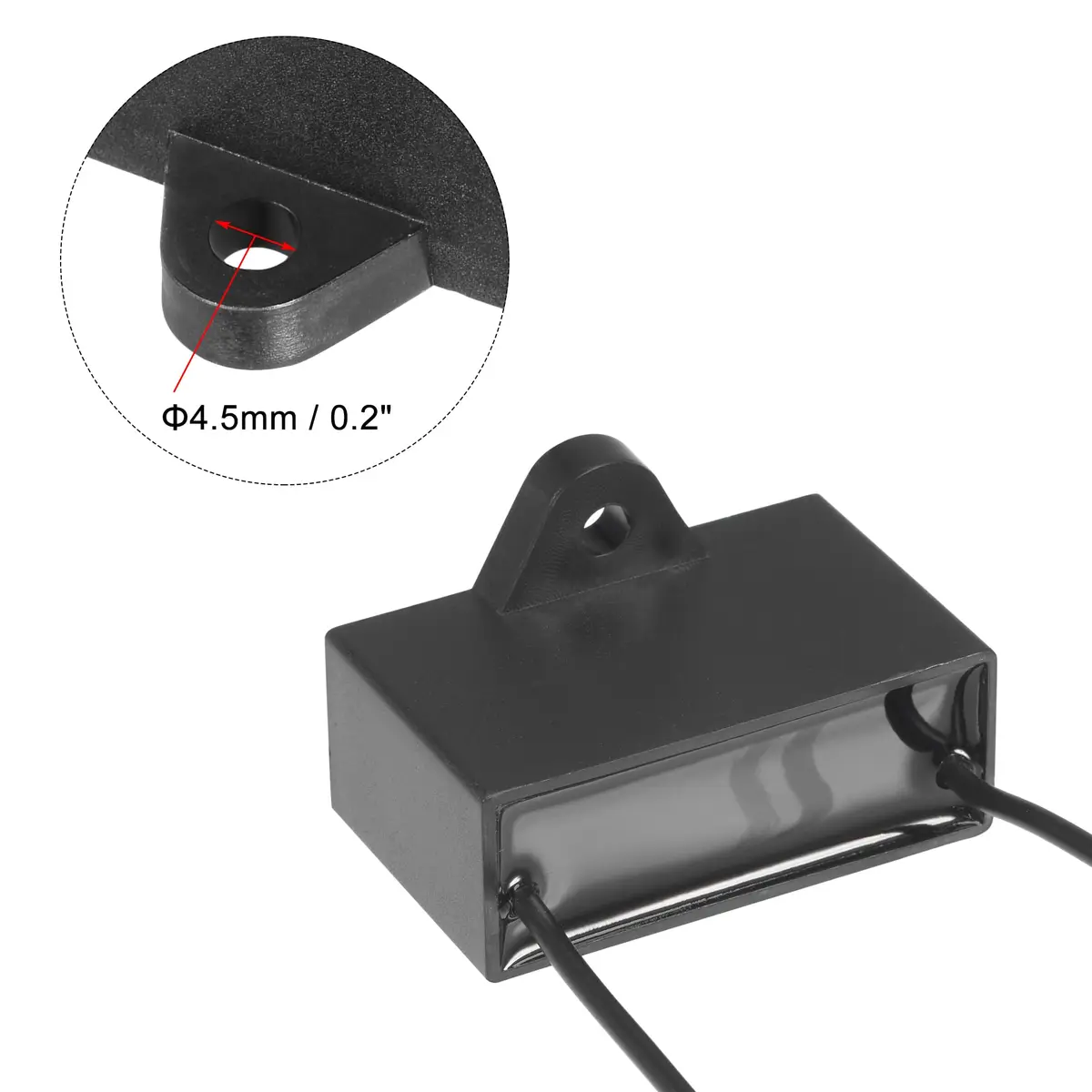 uxcell 350V 2pcs | Metallized Polypropylene Fan Capacitor 4.5uF for Ceiling Fans & Motors - view 5