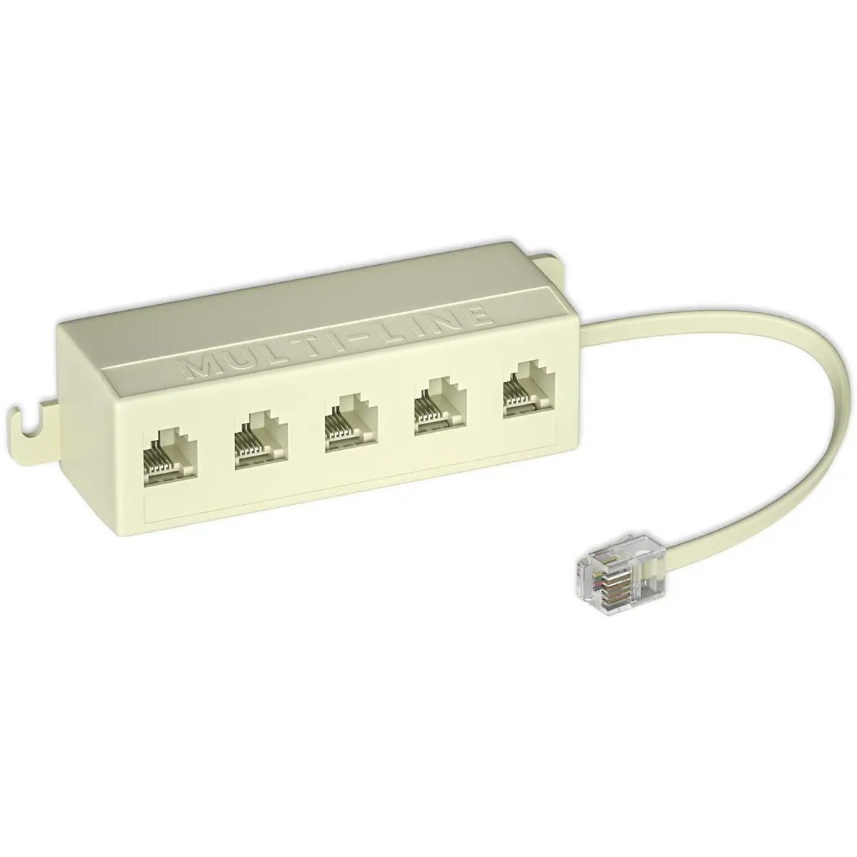 Goupchn Five Way Telephone Splitter RJ11 6P4C Male to 5 Female | Stable Signal & Easy Install - main product image