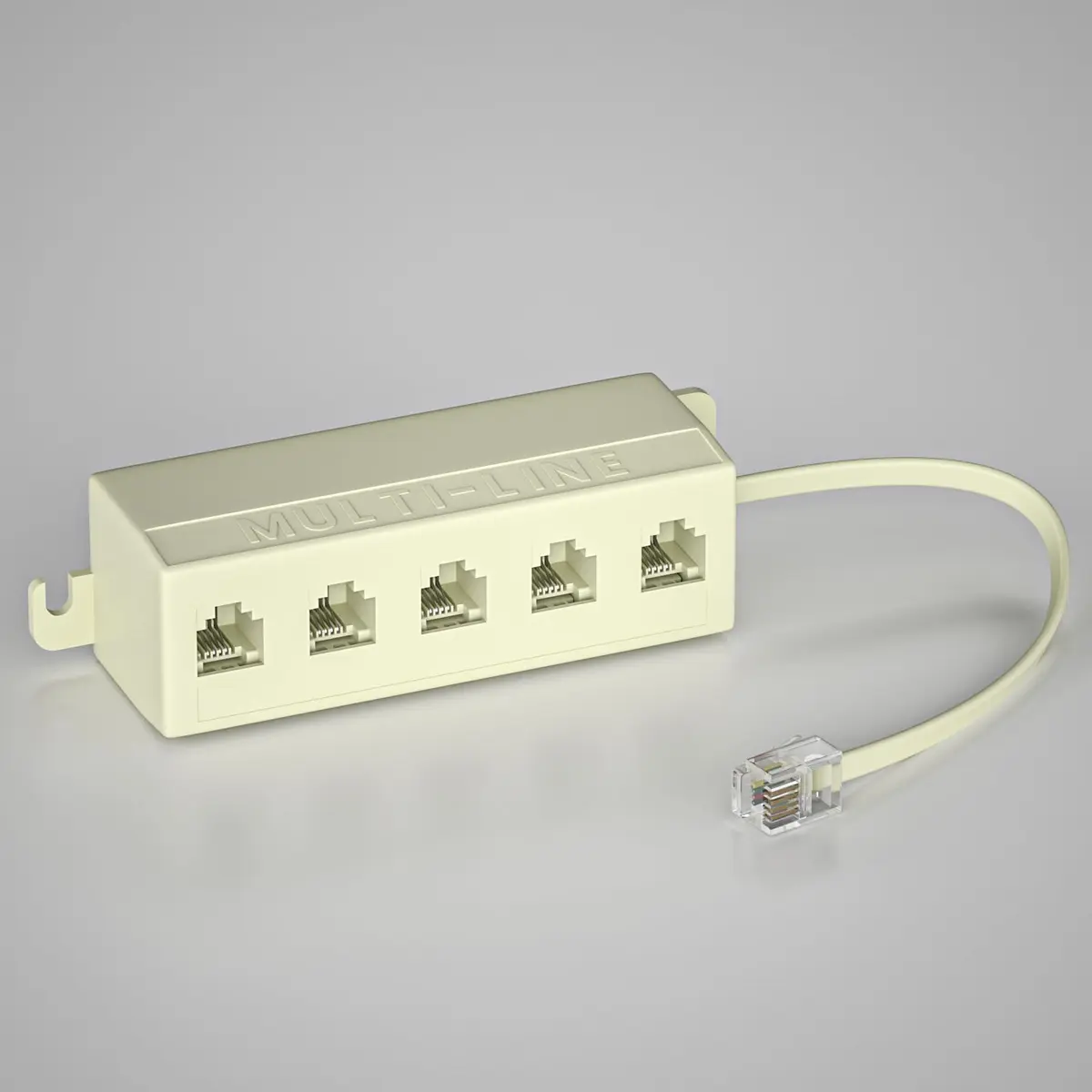 Goupchn Five Way Telephone Splitter RJ11 6P4C Male to 5 Female | Stable Signal & Easy Install - view 6