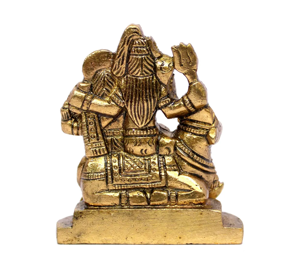 eSplanade Brass Shiva Parvati Pariwar Family Murti Idol Statue Sculpture 5.7 cm (2.25 x 2 x 1 Inch) - view 8