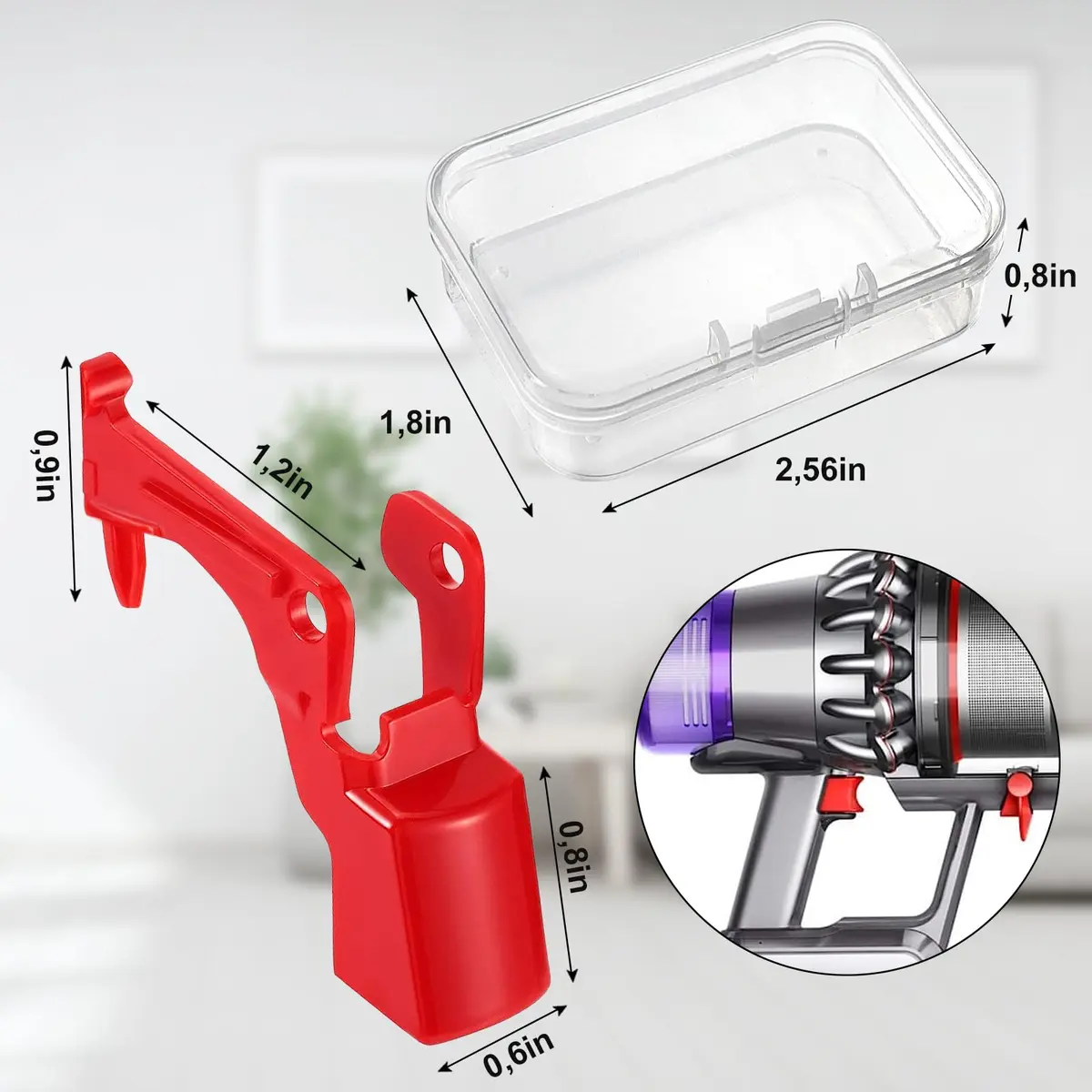 Chuancheng Extra Strong Trigger Power Switch Button for Dyson V10 V11 SV12 SV14 | Heavy Duty Replacement - view 4