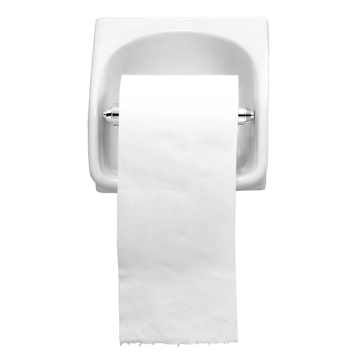 Shappy Silver 4 Pcs Toilet Paper Holder Replacement Rods | Universal Spring Loaded Plastic Retractable Holder Insert - view 6