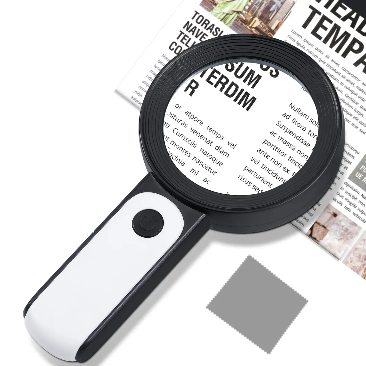 Arsir Magnifying Glass with Light for Reading | 3 Light Modes, 18 LEDs, Large 3.15 inch Lens, Seniors & Low Vision Support - main product image