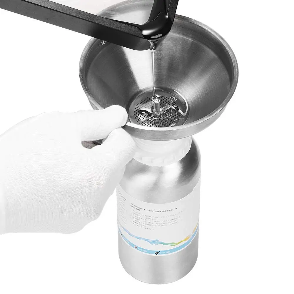 Sovol 3D Printer Stainless Steel Funnel Resin Filter Cup with Cleaning Kit (11.2cm x 10.9cm x 10.2cm) - main product image