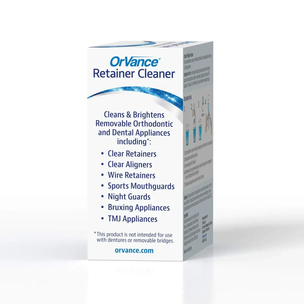 OrVance Retainer Cleaner Tablets 56 Count | Cleans Plaque, Odor & Stains Twice Weekly - view 6