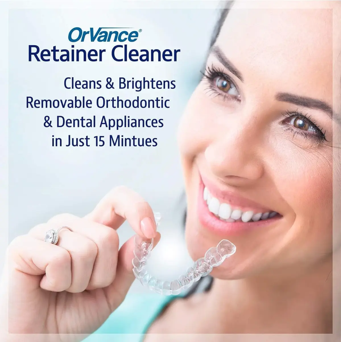 OrVance Retainer Cleaner Tablets 56 Count | Cleans Plaque, Odor & Stains Twice Weekly - view 7
