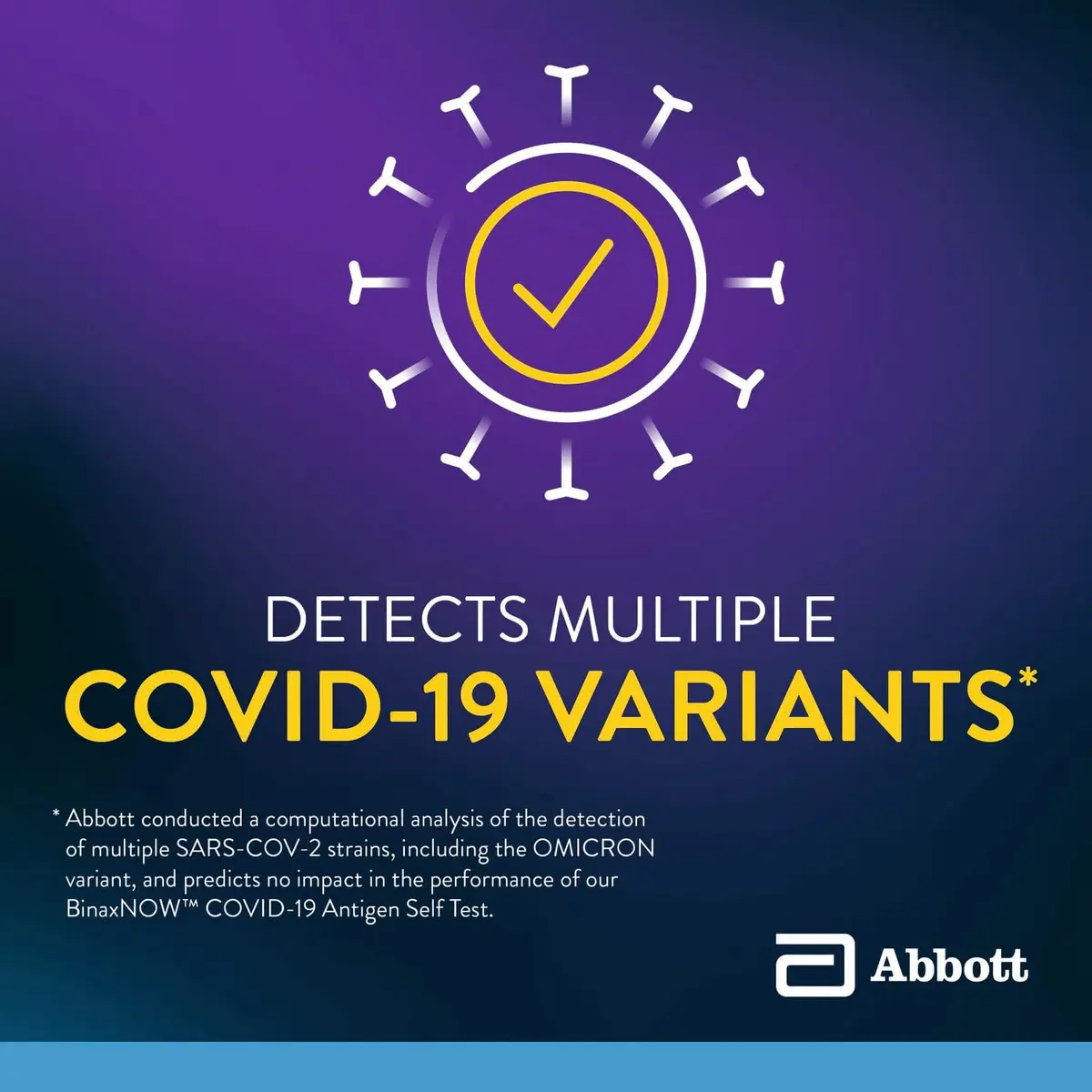 BinaxNOW COVID-19 Antigen Self Test, 1 Pack, 2 Tests | Rapid 15-Minute Results for Home Use - view 8