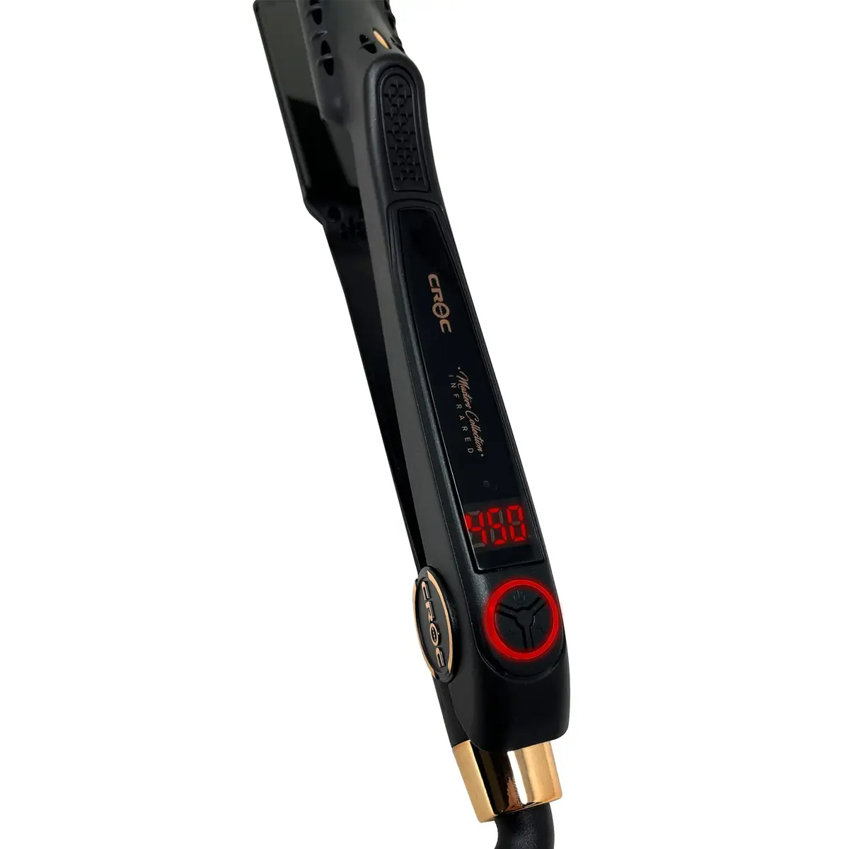 CROC Masters Infrared Hair Straightener Flat Iron 1.5 Inch | Salon-Grade Titanium Ceramic Plates, Infrared Power, Dual Voltage - view 6