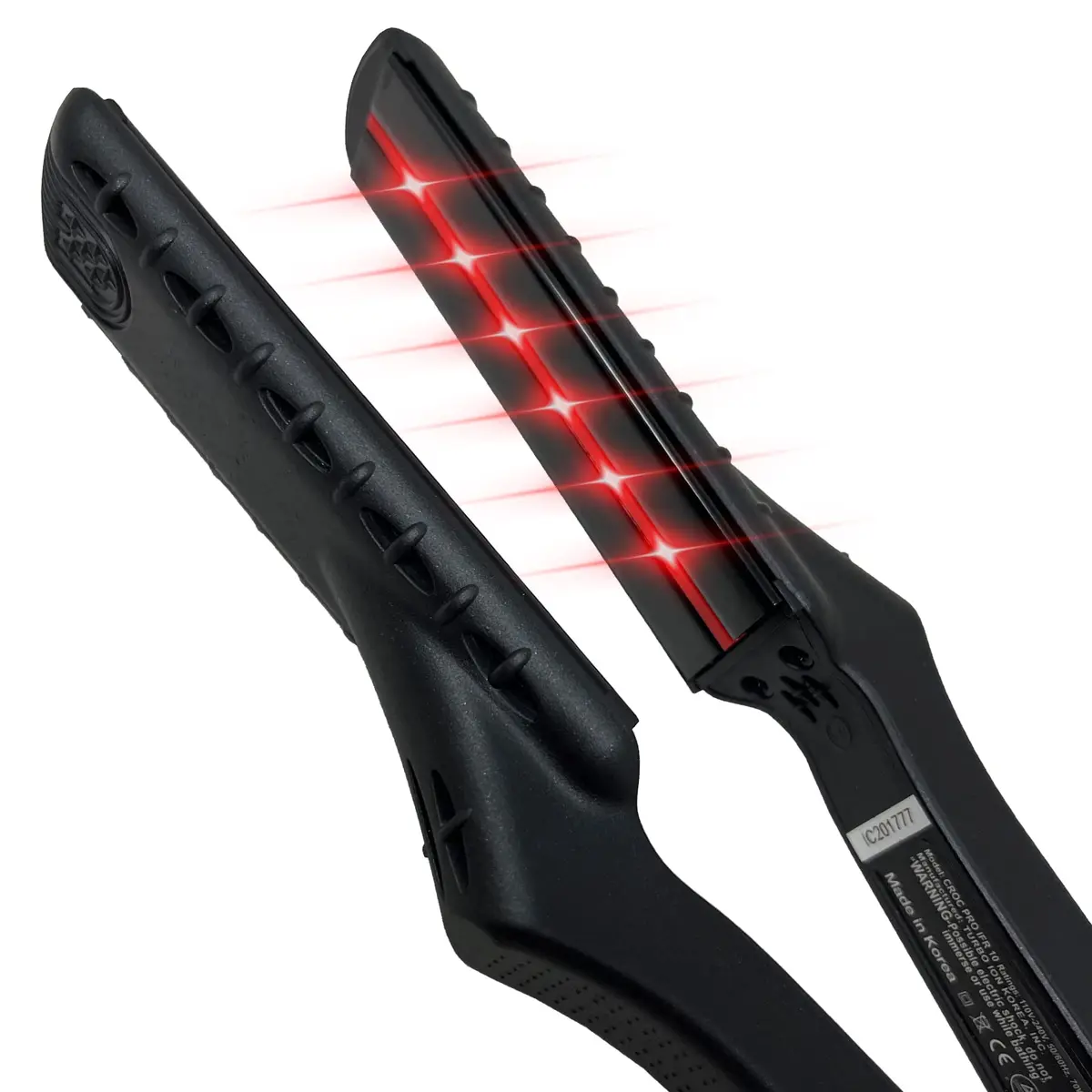 CROC Masters Infrared Hair Straightener Flat Iron 1.5 Inch | Salon-Grade Titanium Ceramic Plates, Infrared Power, Dual Voltage - view 7