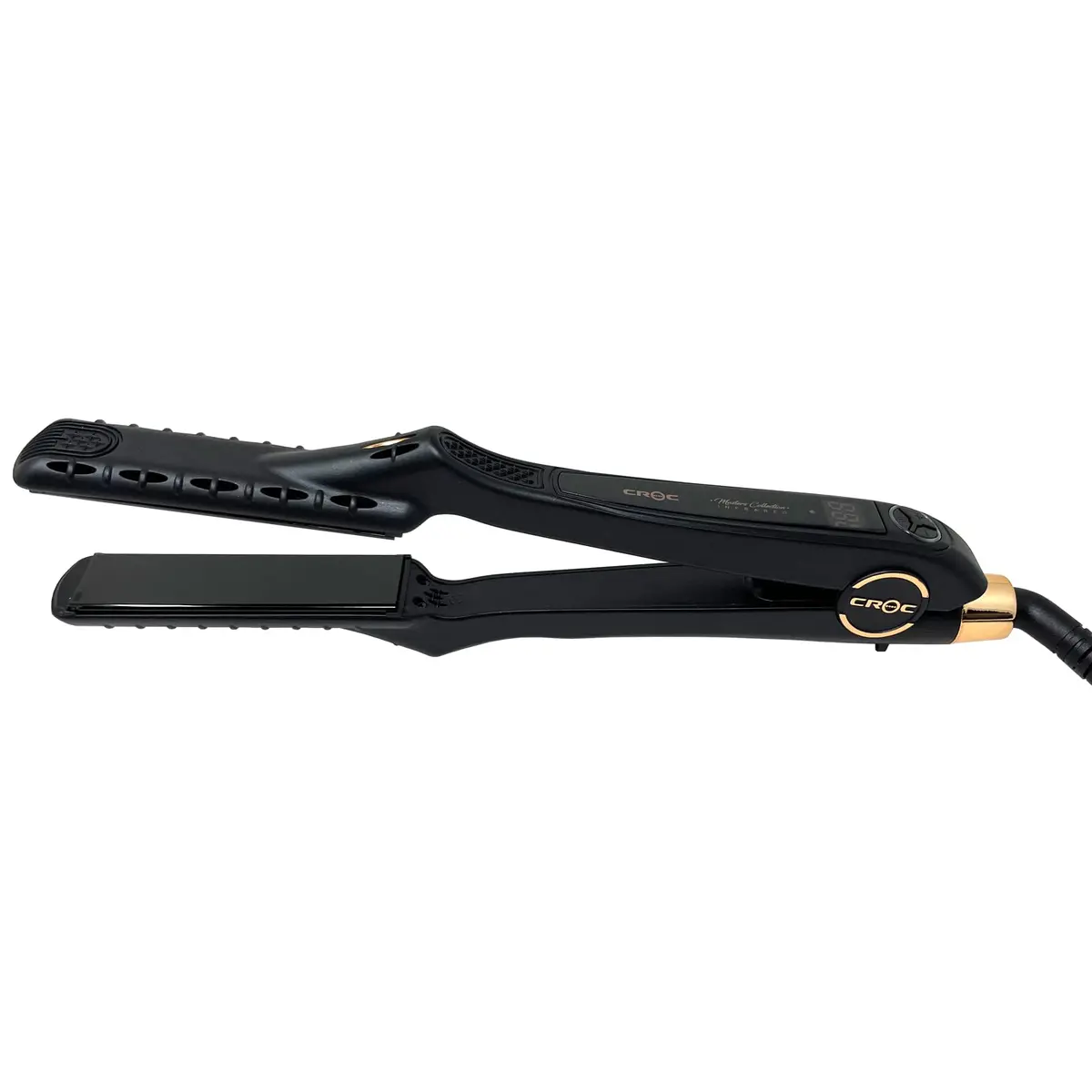 CROC Masters Infrared Hair Straightener Flat Iron 1.5 Inch | Salon-Grade Titanium Ceramic Plates, Infrared Power, Dual Voltage - view 2
