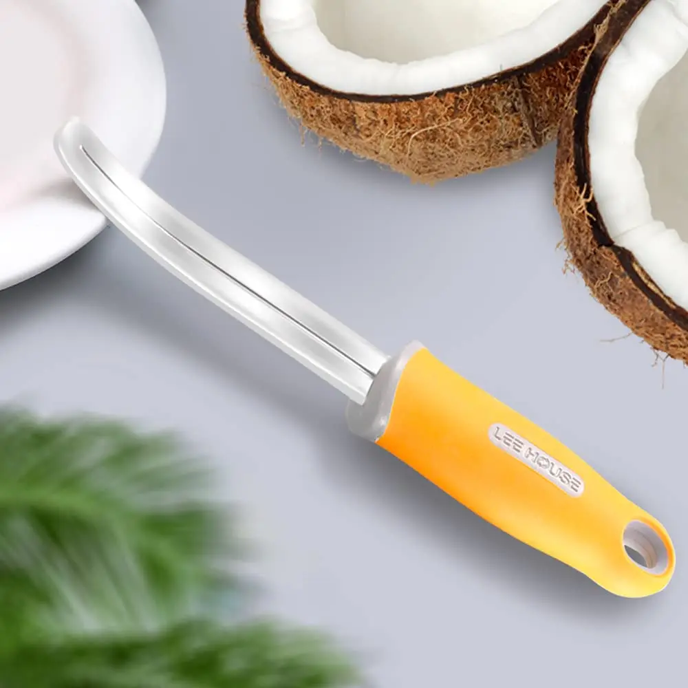 BAMI-LEE House Coconut Meat Remover Knife | Durable Silicone Handle Stainless Steel Kitchen Tool - view 6