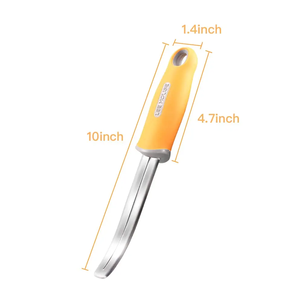 BAMI-LEE House Coconut Meat Remover Knife | Durable Silicone Handle Stainless Steel Kitchen Tool - view 2