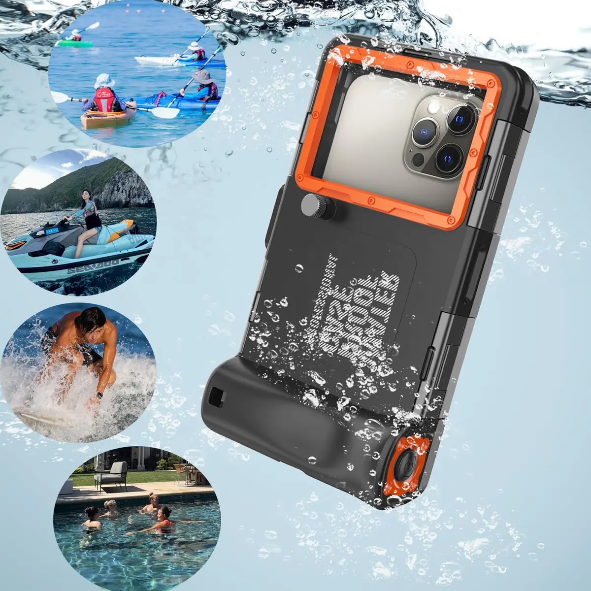YNVYFI 2026 Underwater Snorkeling Diving Phone Case for Phone 17/16/15/14/13/12Pro Max/Galaxy S26/S25/S24/S23 | Waterproof Dive Case - view 4