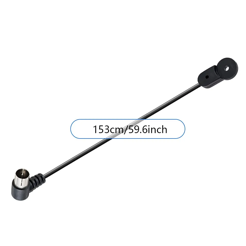 POBADY Black Dipole FM Radio Antenna 1.5m (4.9ft) | Enhanced AM/FM Reception for Stereo Receivers - view 6