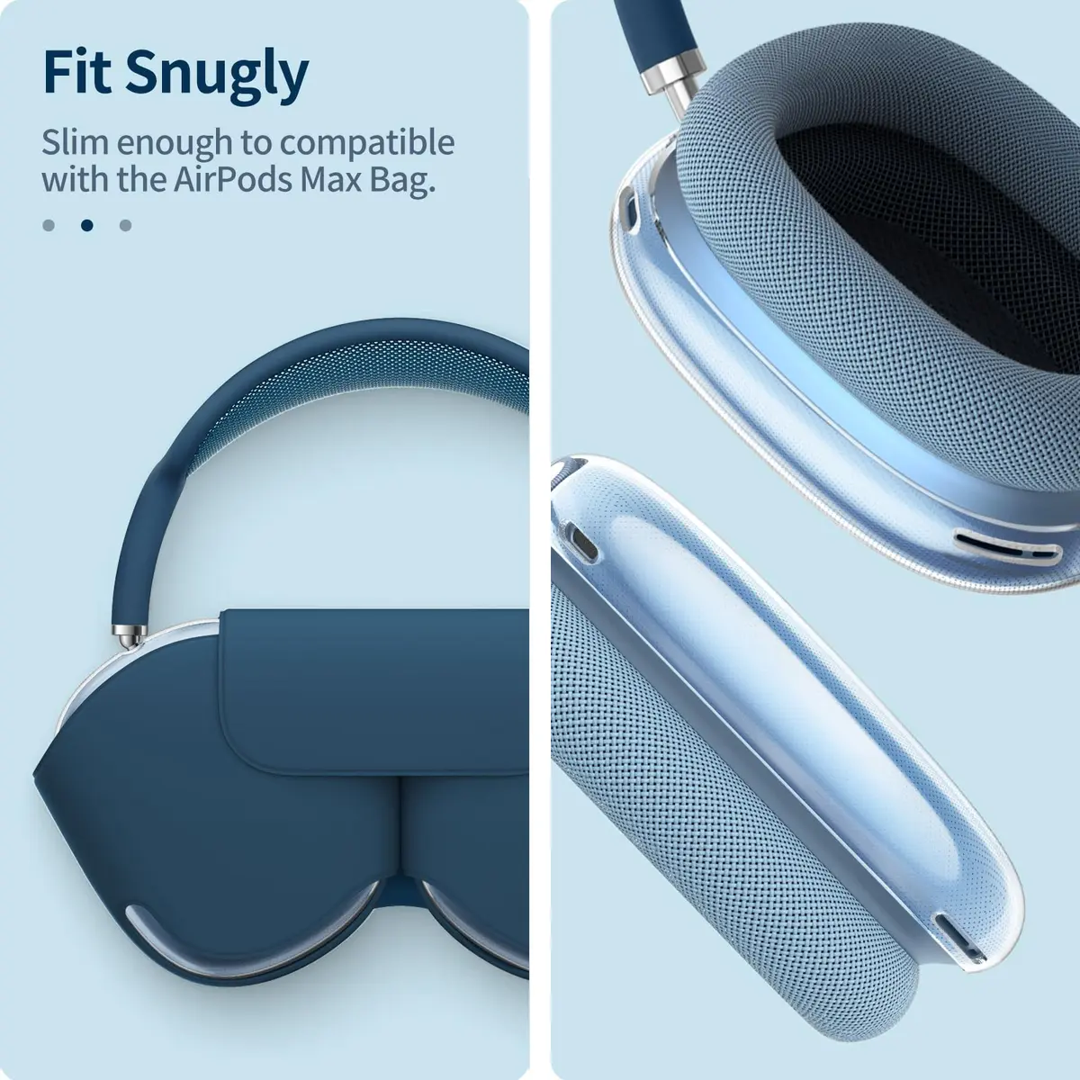 FINTIE Clear Case for AirPods Max 2 (2026) & AirPods Max 1 (2024/2020) | Transparent TPU Cover, Anti-Scratch, Precise Fit - view 6