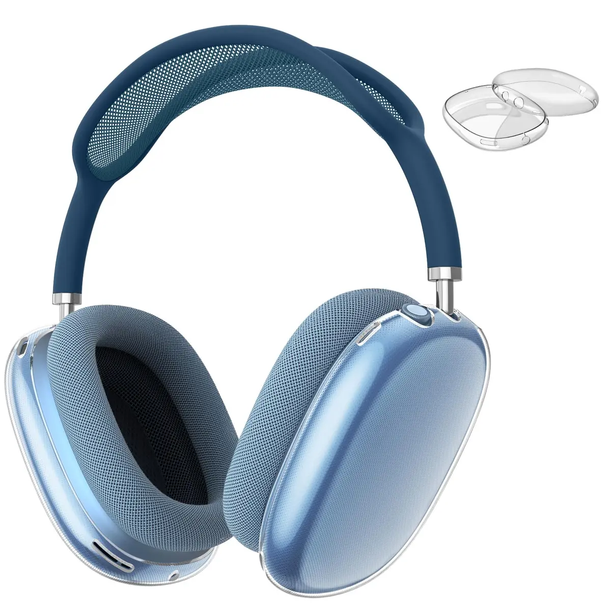 FINTIE Clear Case for AirPods Max 2 (2026) & AirPods Max 1 (2024/2020) | Transparent TPU Cover, Anti-Scratch, Precise Fit - main product image