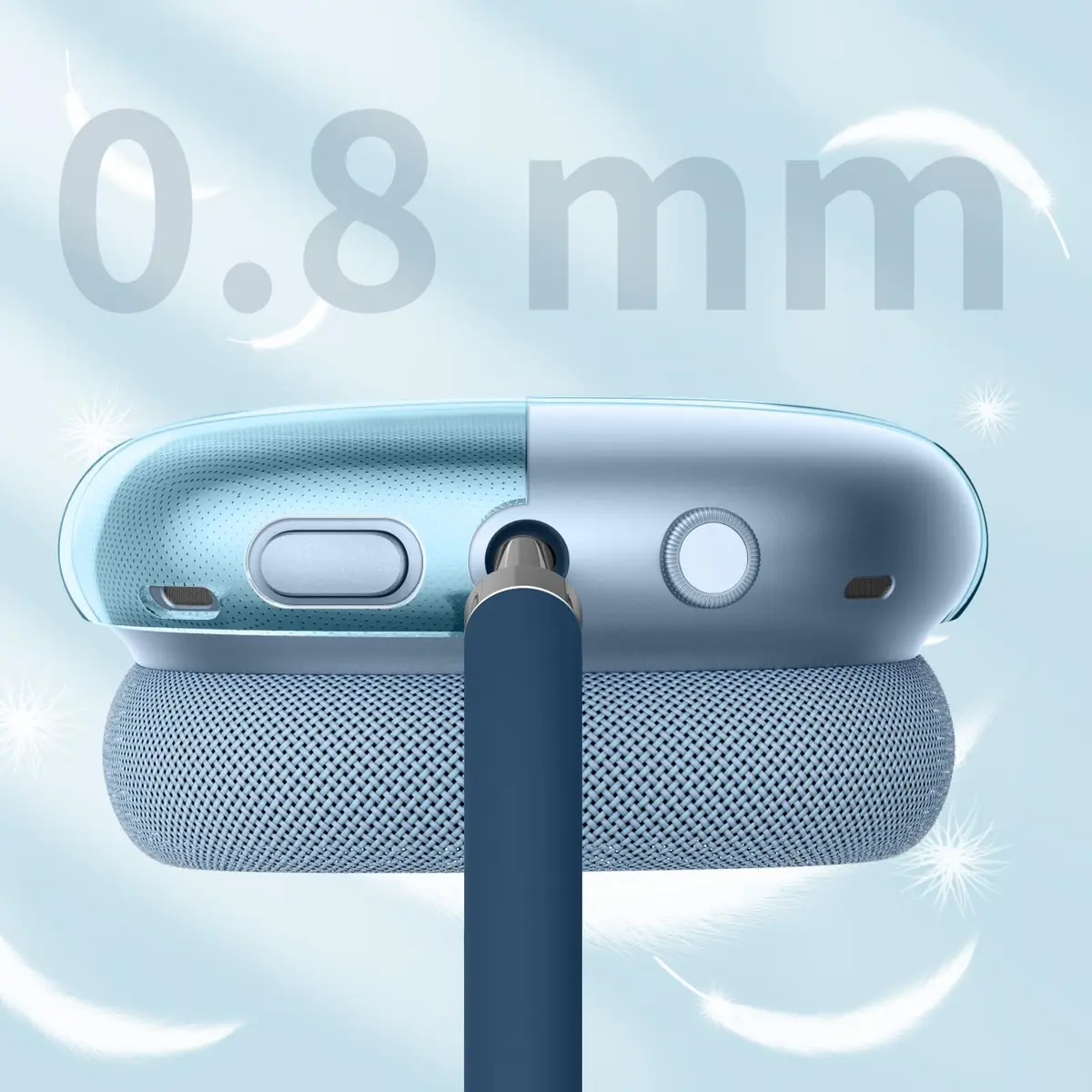 FINTIE Clear Case for AirPods Max 2 (2026) & AirPods Max 1 (2024/2020) | Transparent TPU Cover, Anti-Scratch, Precise Fit - view 4