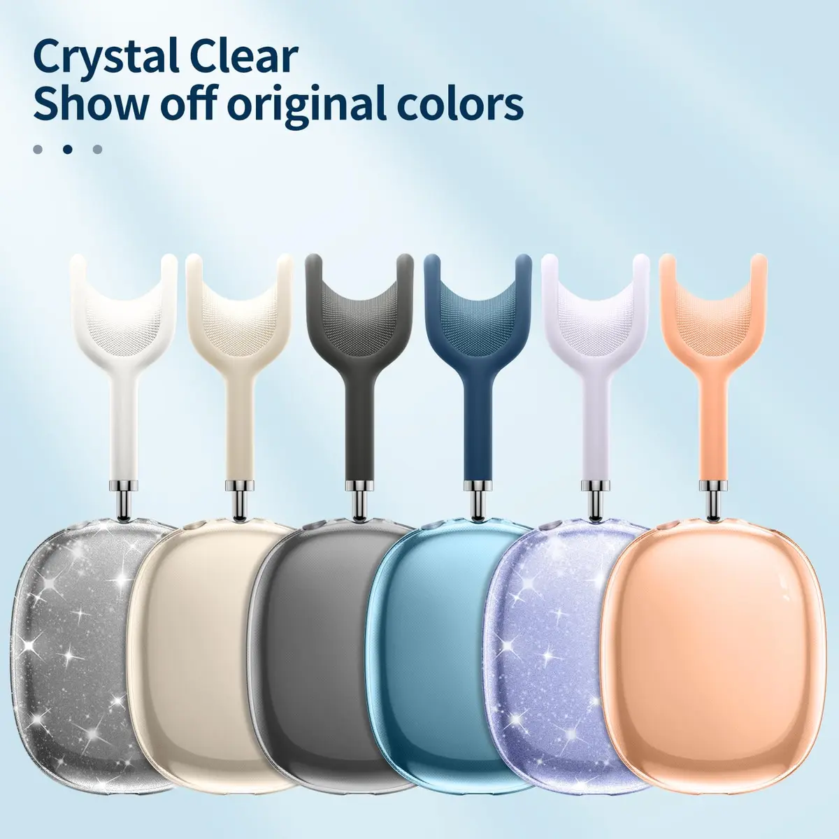 FINTIE Clear Case for AirPods Max 2 (2026) & AirPods Max 1 (2024/2020) | Transparent TPU Cover, Anti-Scratch, Precise Fit - view 5