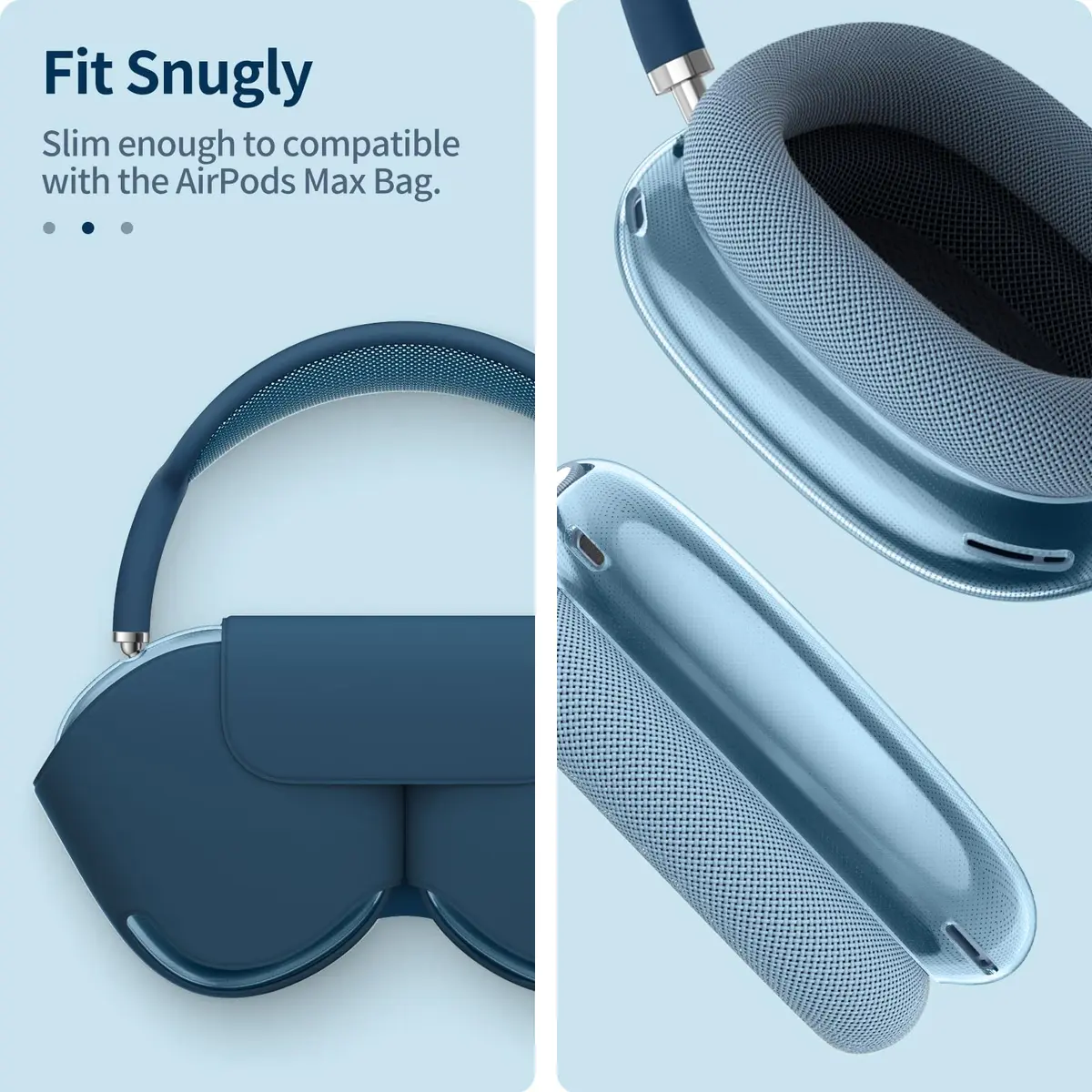 FINTIE Clear Case for AirPods Max 2 (2026) & AirPods Max 1 (2024/2020) | Transparent TPU Cover, Anti-Scratch, Precise Fit - view 6