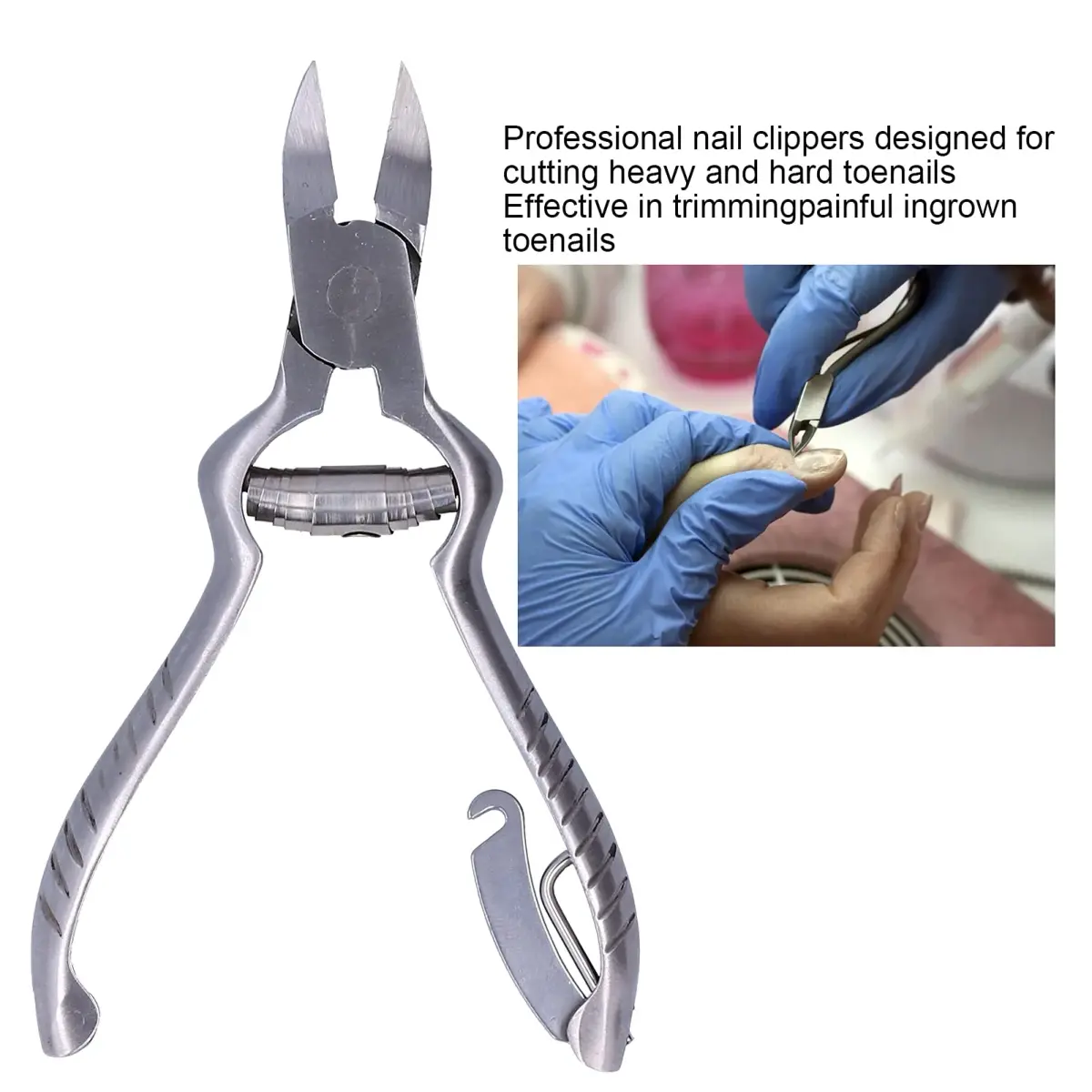 Sonew Heavy Duty Toenail Clippers for Thick & Ingrown Nails | 1 cm (0.4 in) - view 2