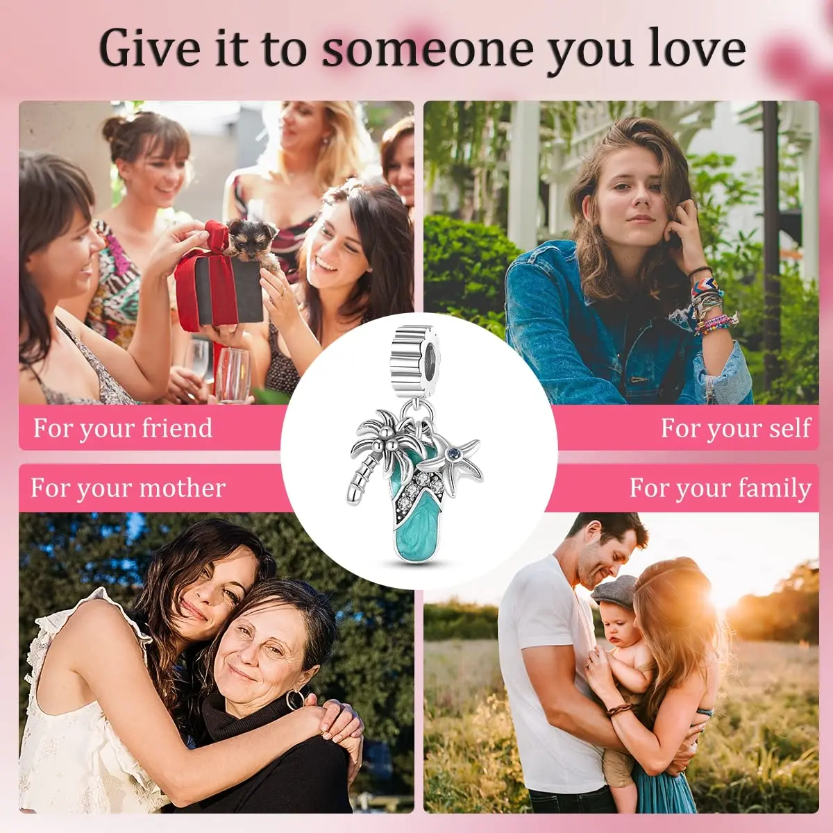 MULA 925 Sterling Silver Charms for Bracelets & Necklaces | Airplane & Passport - view 6