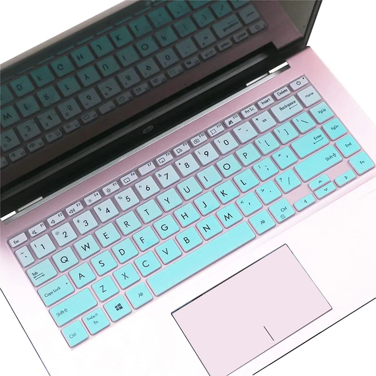 MUBUY-GOL ASUS ZenBook 14 UX435 Q407IQ & VivoBook Flip 14 TM420IA/UA Keyboard Cover - MintGreen | 14" US Layout - main product image