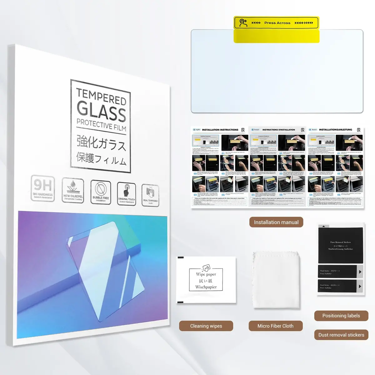 YEE PIN Kia Sorento 2021 2022 2023 Screen Protector Glass 10.25" | Tempered HD Screen Cover - view 7