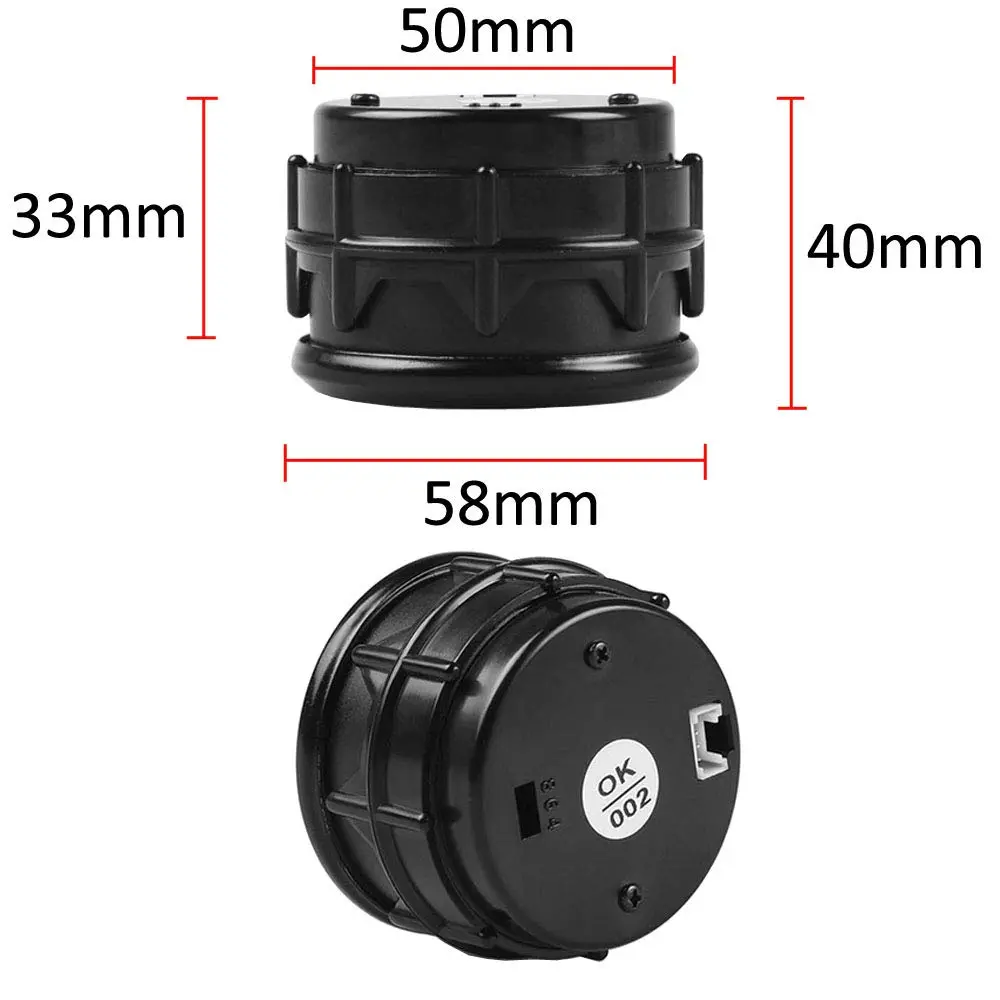 ESUPPORT Car 2" 52mm Digital Oil Temp Gauge Fahrenheit | Bright LED Display, 12V, Universal Fit - view 4
