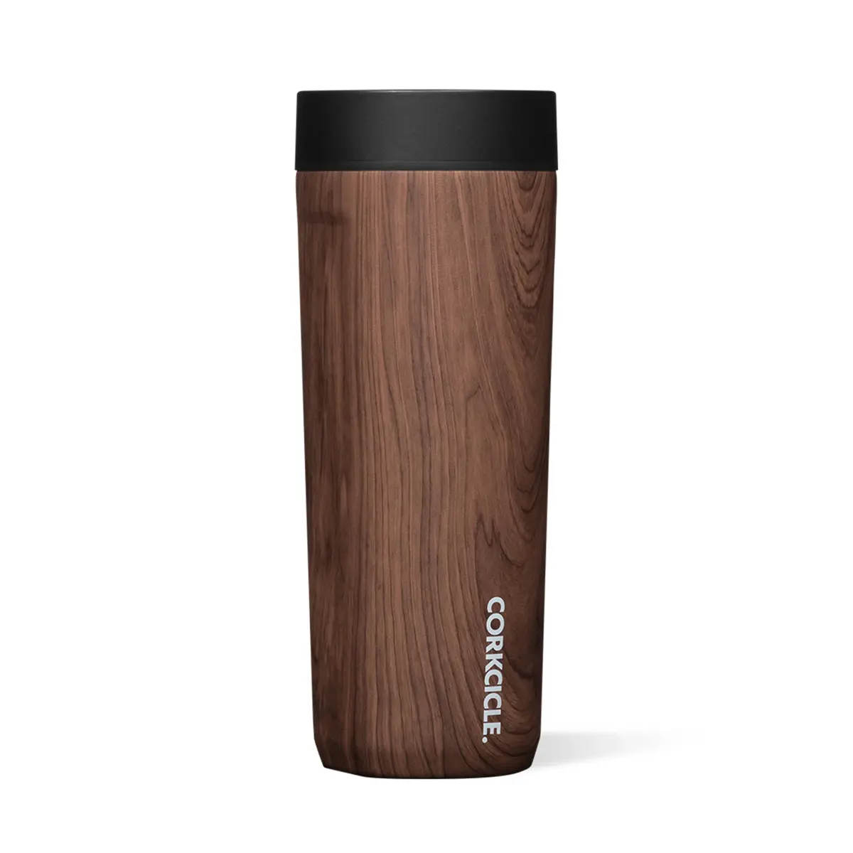 Corkcicle Commuter Cup 503ml (17 oz) Travel Mug with 360° Sip Lid, Walnut Wood - main product image