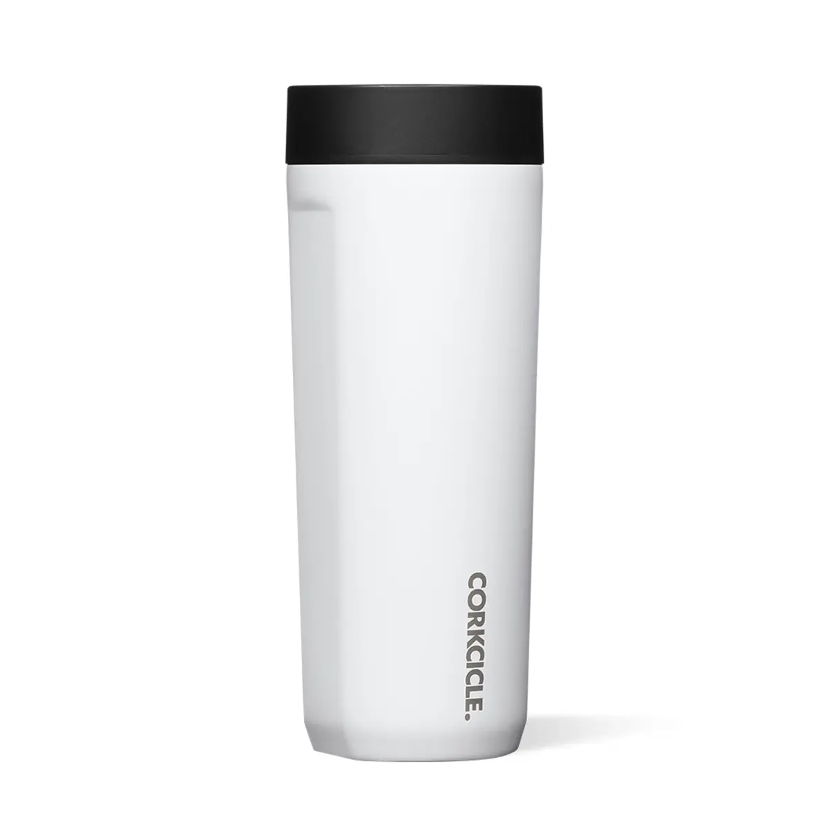 Corkcicle Commuter Cup 590ml (17 oz) Travel Mug with 360° Sip Lid, Gloss White | Keeps Drinks Cold 18 Hrs, Hot 5 Hrs - main product image
