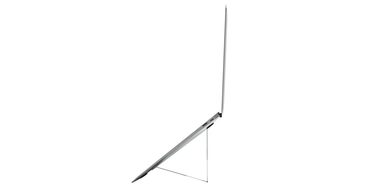 MAJEXTAND Invisible Laptop Stand, Stick-On 6-Level Riser for Mobile Work | Ultra-slim, 18-inch support, 6 height levels - view 2