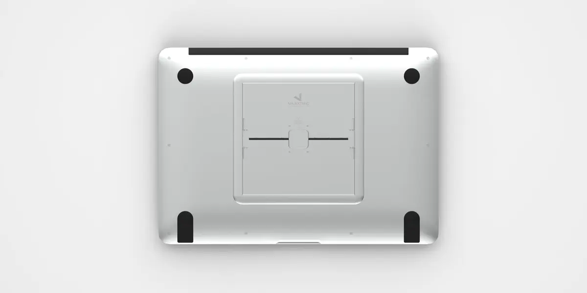 MAJEXTAND Invisible Laptop Stand, 6-Level Riser, Ultra-Slim, Supports Up to 18" Laptops, Silver - view 4