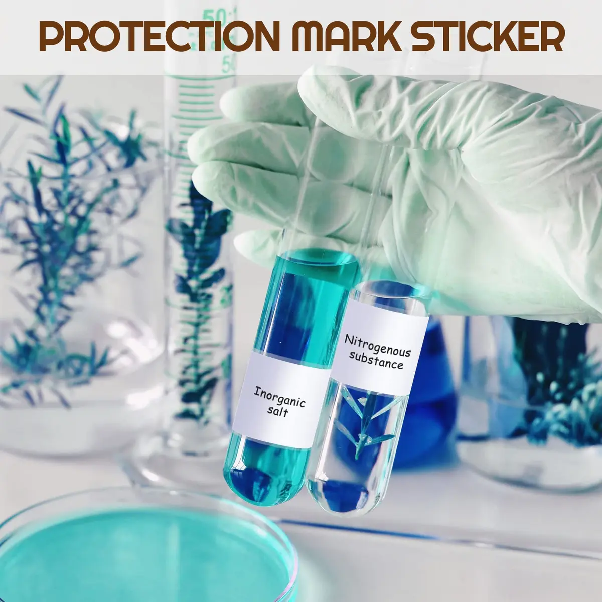 Zonon 500 Pcs Clear Label Protector Sticker 3.14 x 1.18 Inch | Waterproof Vinyl Labels for School & Office - view 7