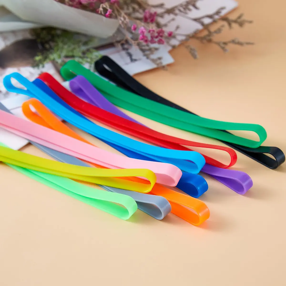 ZZJMCH Silicone Rubber Bands 12 Pack | Heat & UV Resistant, Reusable, 5.5 Inch - view 4