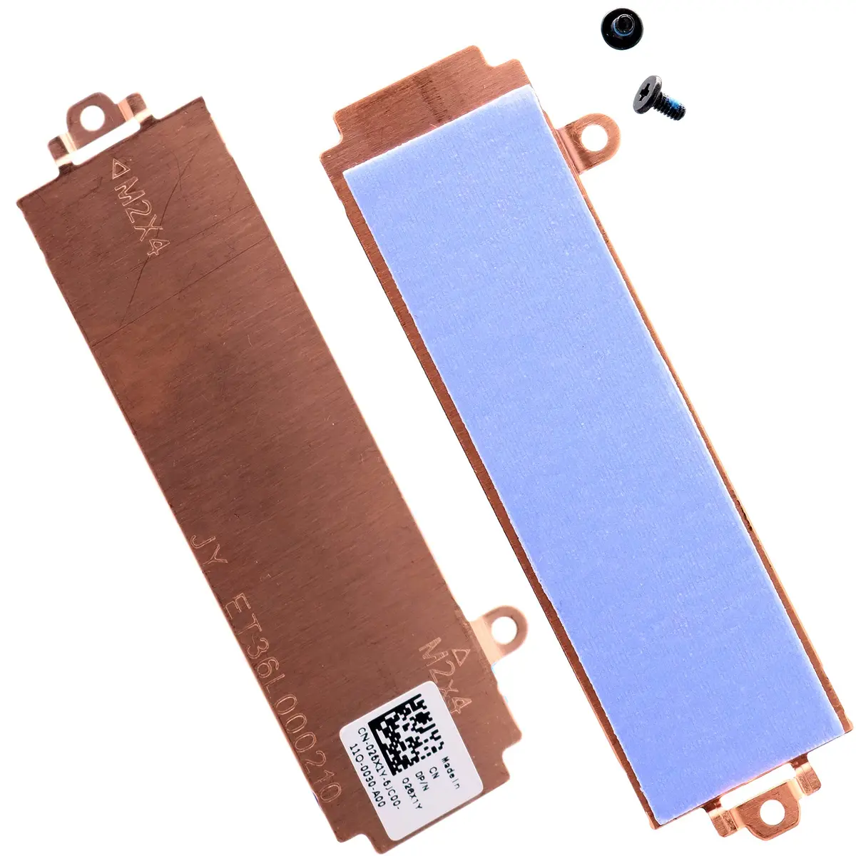 N\A Slot 2/Slot 1 M.2 2280 SSD Heatsink Cover Thermal Pad 29GT8 26X1Y for Dell G15 5510 - main product image