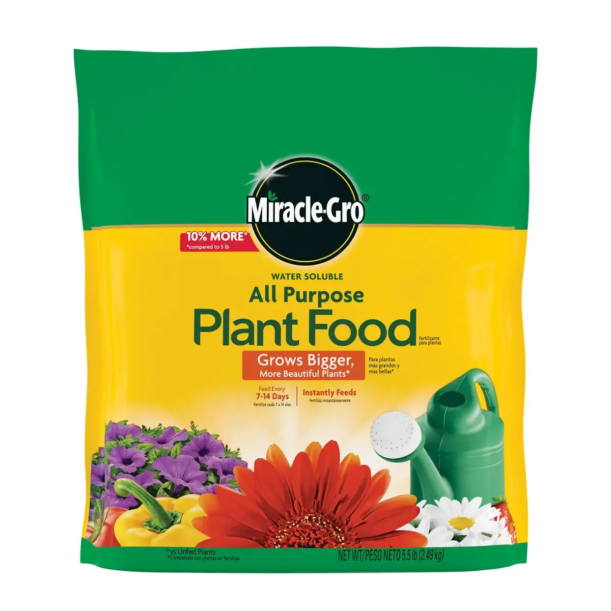 Miracle-Gro Water Soluble All Purpose Plant Food 5.5 lb (2.49 kg) | Feeds All Plants Instantly - main product image