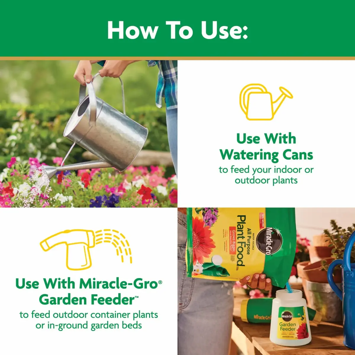 Miracle-Gro Water Soluble All Purpose Plant Food 5.5 lb (2.49 kg) | Feeds All Plants Instantly - view 7
