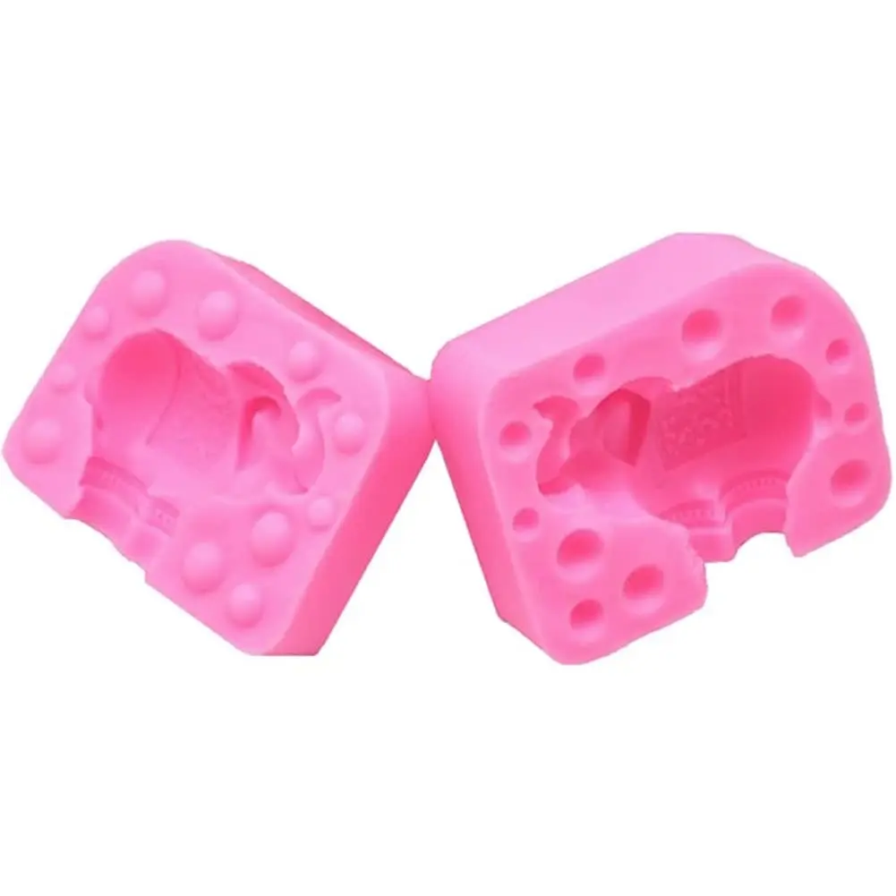 Oren Turkey 3D Elephant Silicone Mold | Food & Soap Safe, Pink, 7.5x6.2x4.3cm - view 6