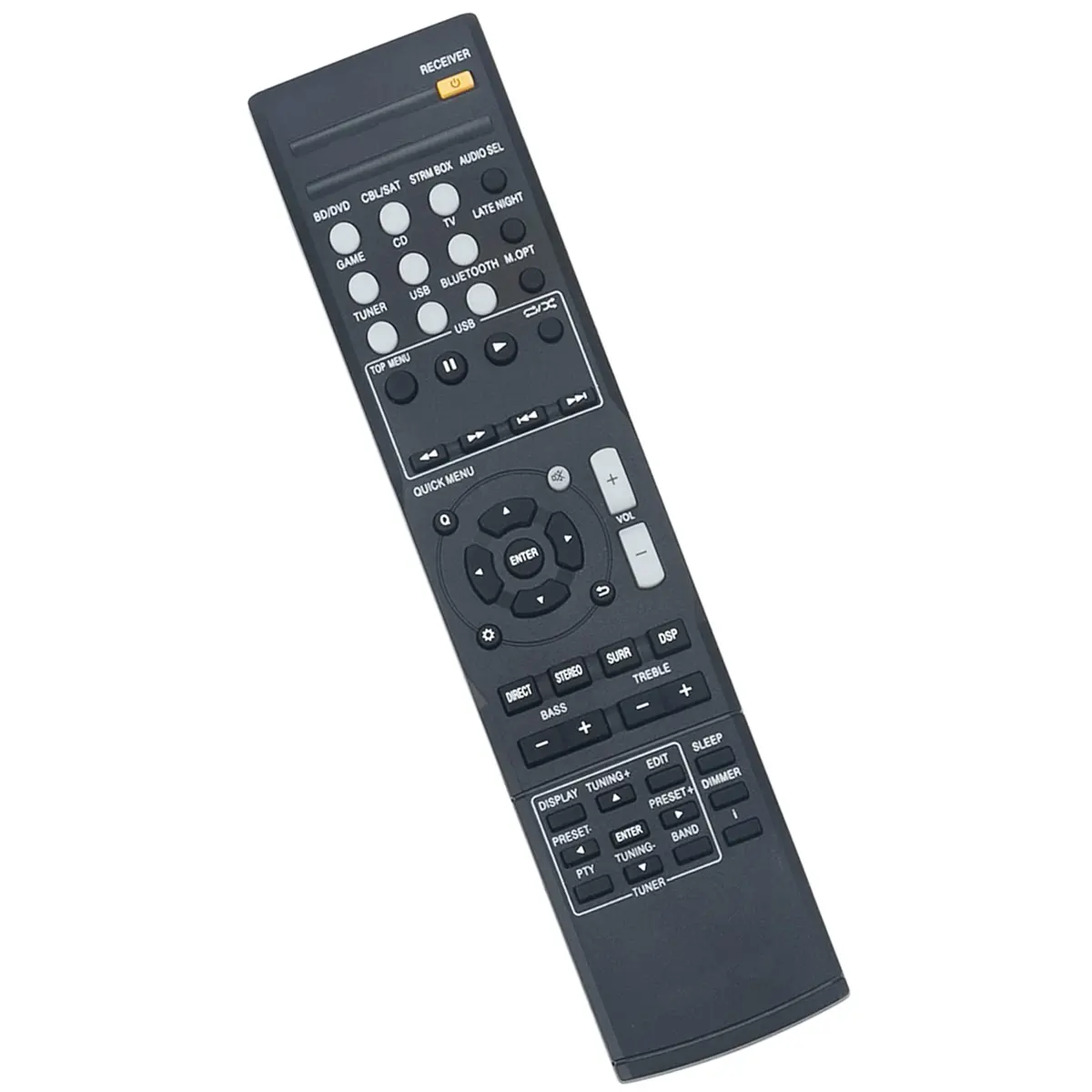 WINFLIKE Replacement RC-928R Remote Control for Onkyo AV Receiver TX-SR252 | Sensitive Keys, Easy Use, Black - view 5