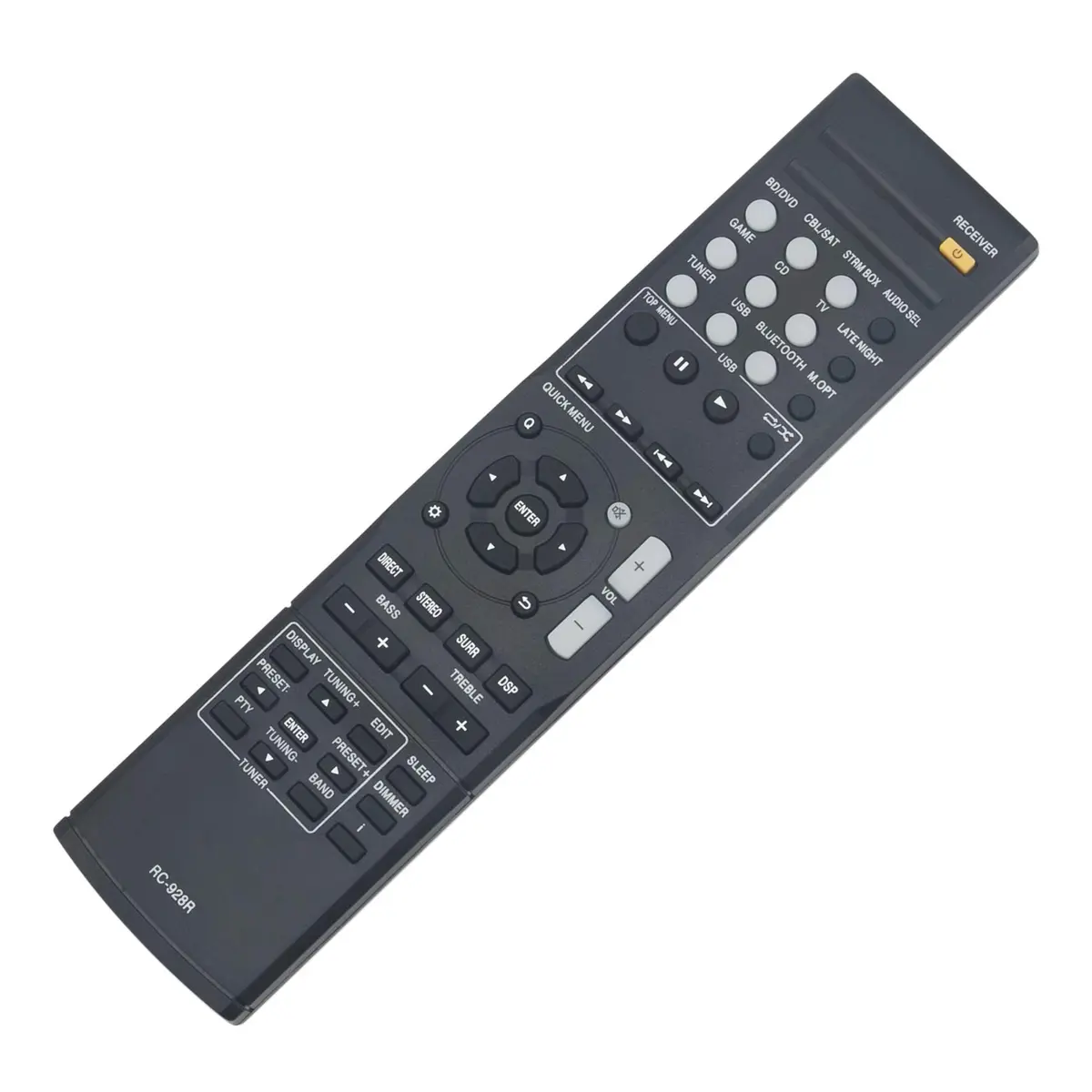 WINFLIKE Replacement RC-928R Remote Control for Onkyo AV Receiver TX-SR252 | Sensitive Keys, Easy Use, Black - view 7