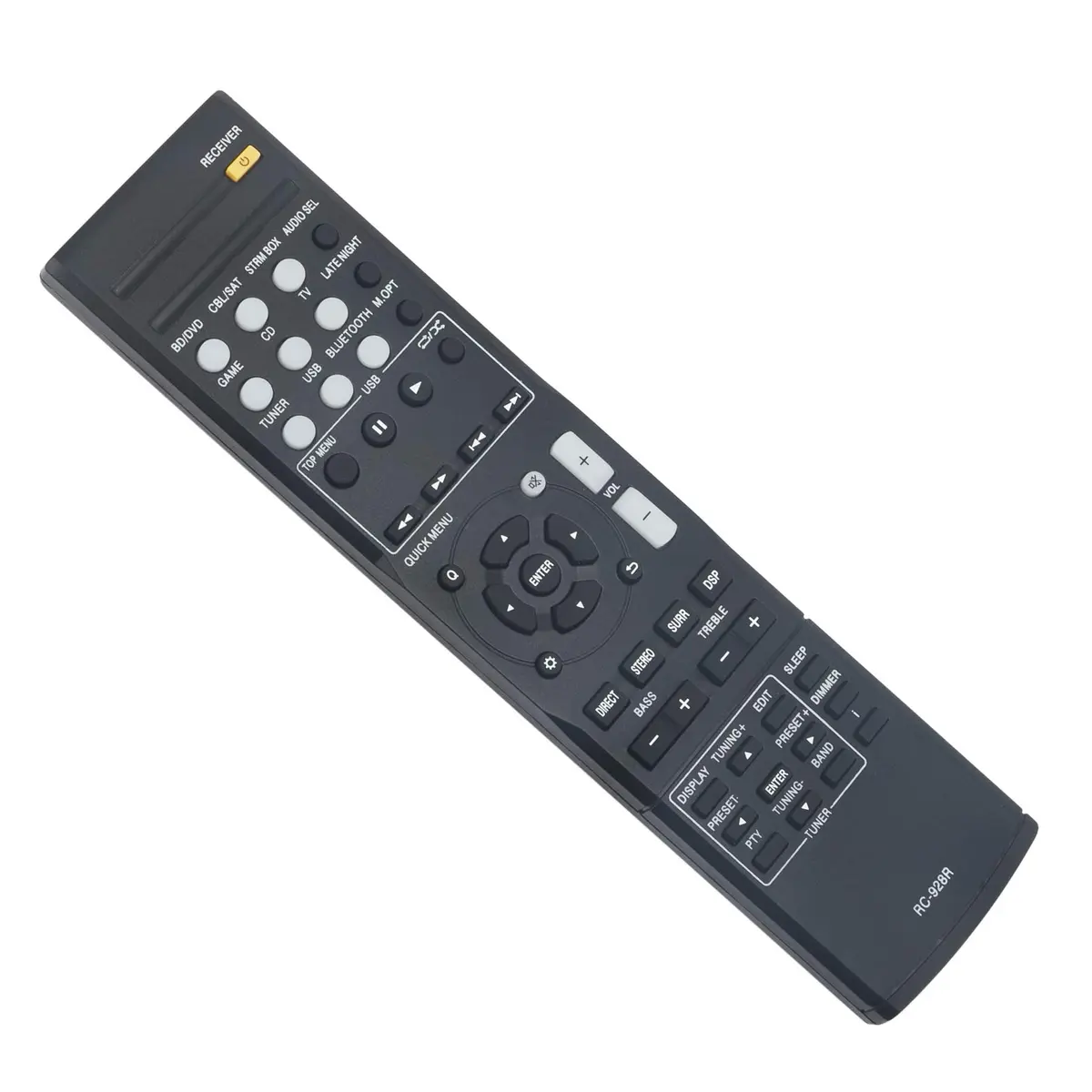 WINFLIKE Replacement RC-928R Remote Control for Onkyo AV Receiver TX-SR252 | Sensitive Keys, Easy Use, Black - view 8
