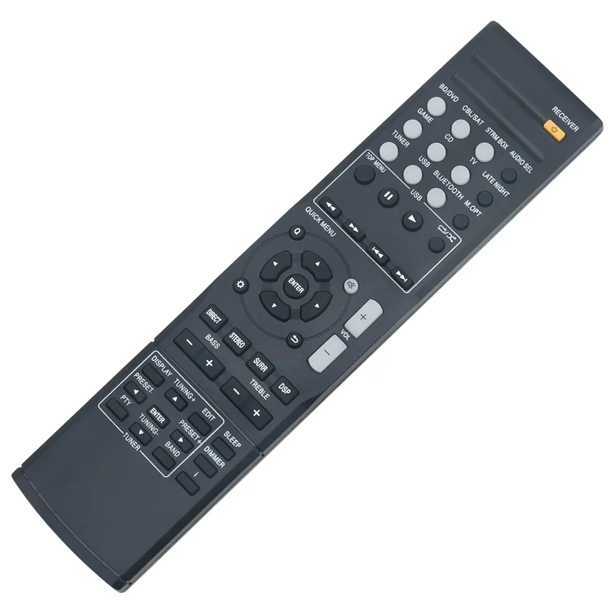 WINFLIKE Replacement RC-928R Remote Control for Onkyo AV Receiver TX-SR252 | Sensitive Keys, Easy Use, Black - view 3