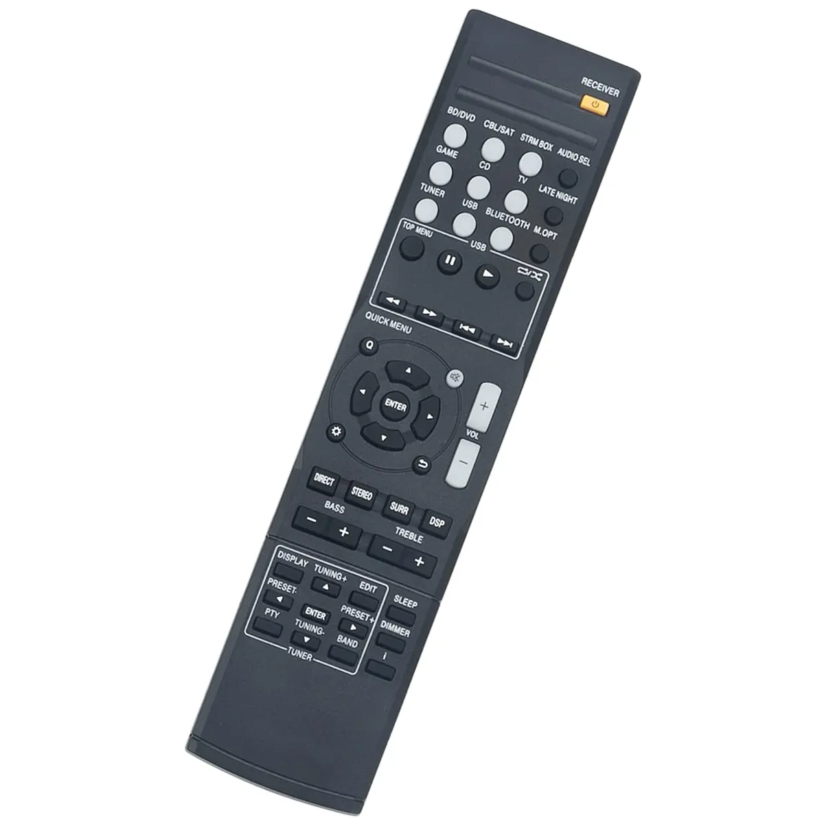 WINFLIKE Replacement RC-928R Remote Control for Onkyo AV Receiver TX-SR252 | Sensitive Keys, Easy Use, Black - view 4