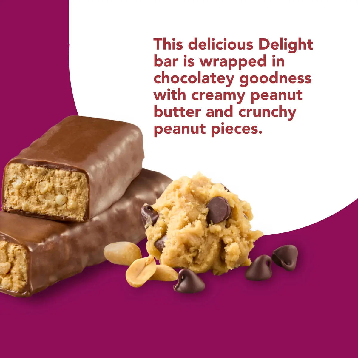 think! Delight Protein Bars, Chocolate Peanut Butter Cookie Dough, 10 Count | Keto Friendly, 10g Protein, Low Sugar - view 8