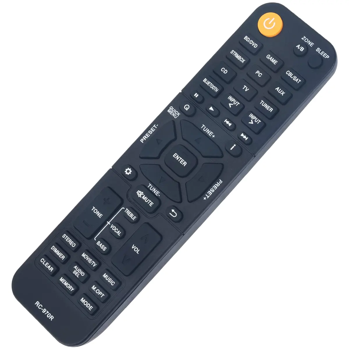 WINFLIKE RC-970R Replacement Remote Control for Onkyo AV Receiver TX-SR393 HT-R398 - view 2
